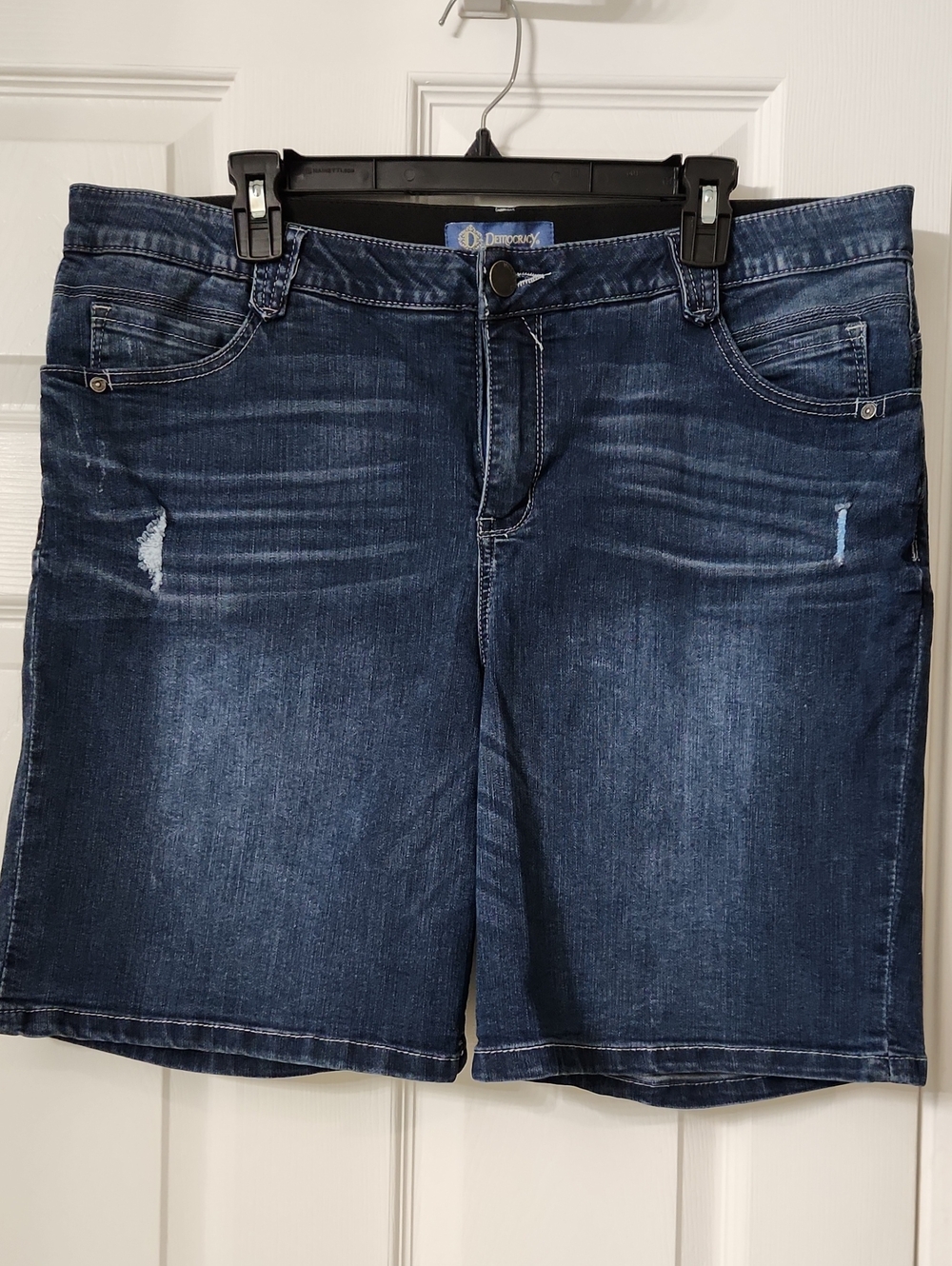 Democracy Dark Blue Denim Jean Shorts
